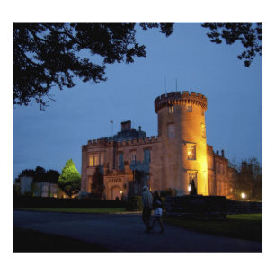 Foto Irlanda, el Castillo de Dromoland iluminado al ata