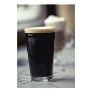 Foto Irlanda. Pinta de cerveza negra.