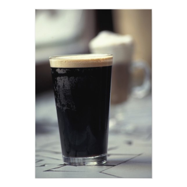 Foto Irlanda. Pinta de cerveza negra. (Frente)