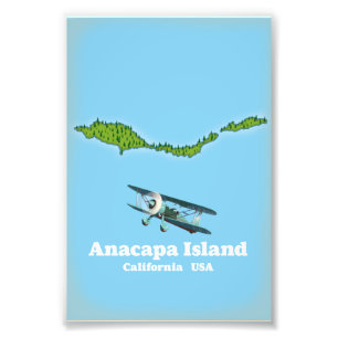 Foto Isla Anacapa California EE. UU. mapa