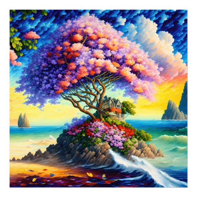 Foto Isla escondida en el océano (Frente)