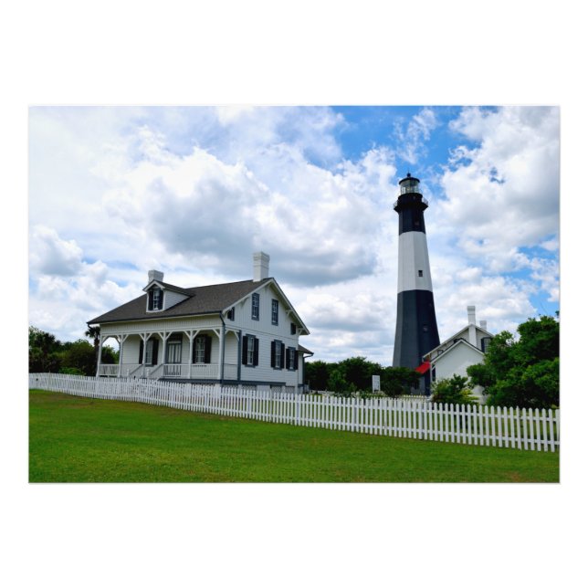 Foto Isla Tybee, faro de Georgia (Frente)