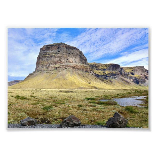 Foto Islandia-montaña-Lómagnúpur (Frente)