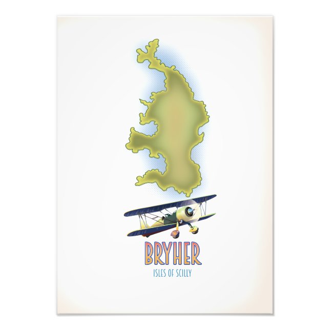 Foto Islas Bryher del mapa de cilly (Frente)