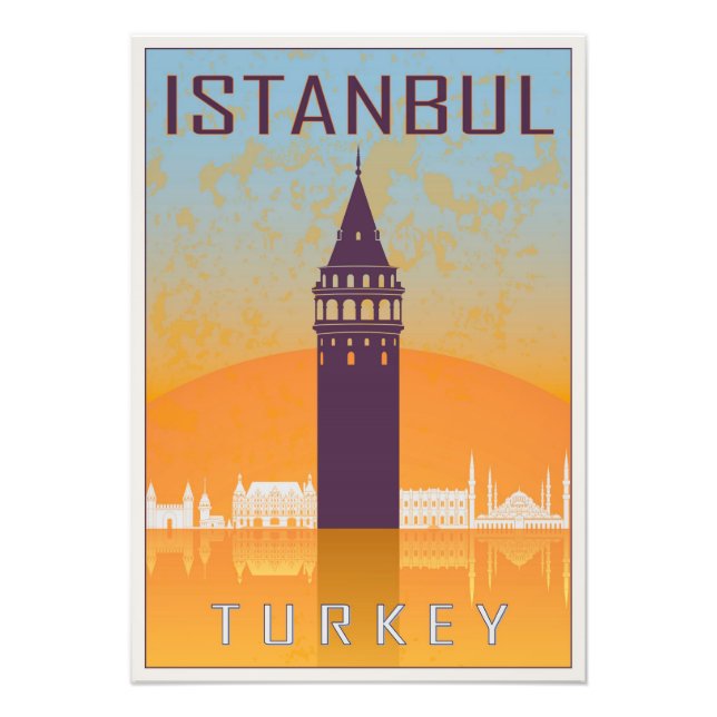 Foto Istanbul vintage poster (Frente)
