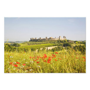 Foto Italia, Monteriggioni, vista de campo de