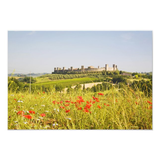 Foto Italia, Monteriggioni, vista de campo de (Frente)