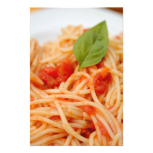 Foto Italia, Orta, Lago Orta, espaguetis con tomate