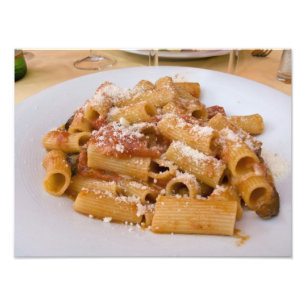 Foto Italia, Positano. Plato de presentación de rigaton
