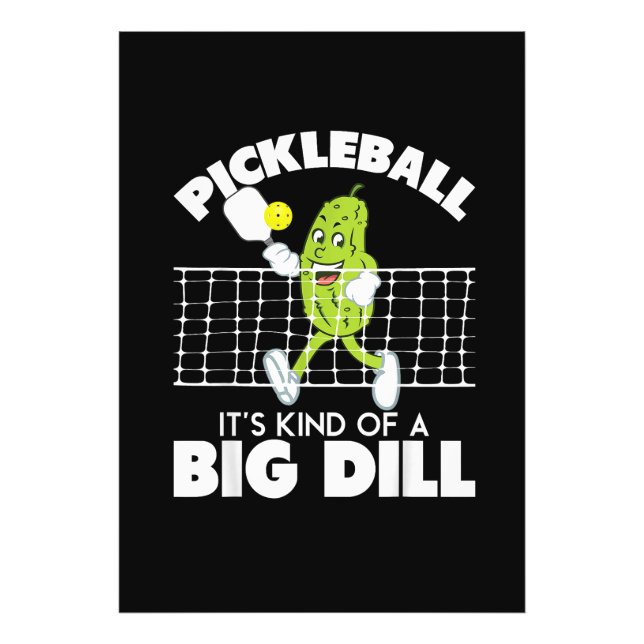 Foto It's Kind of A Big Dill - Funny Pickleball Paddle (Frente)