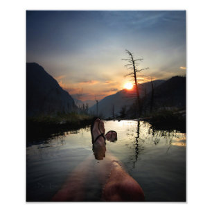 Foto Iva Bell Hot Springs Sunset Ansel Adams Wilderness