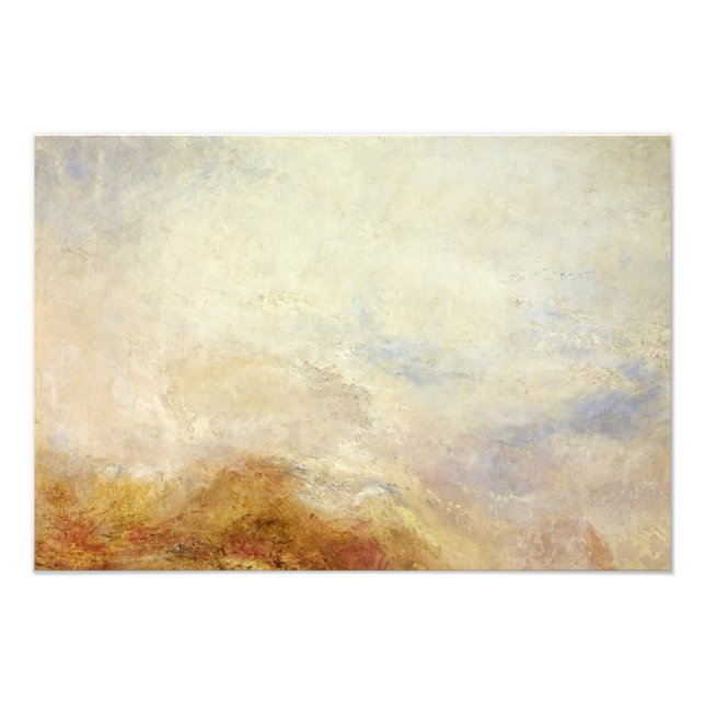Foto J. M. W. Turner - Escena de montaña, Val d'Aosta (Frente)