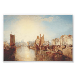 Foto J.M.W. Turner: Puerto de Dieppe Arte Romántico Ref