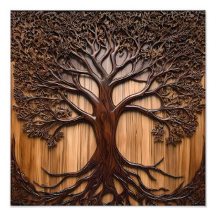 Foto Jacaranda Tree: La naturaleza en la madera,