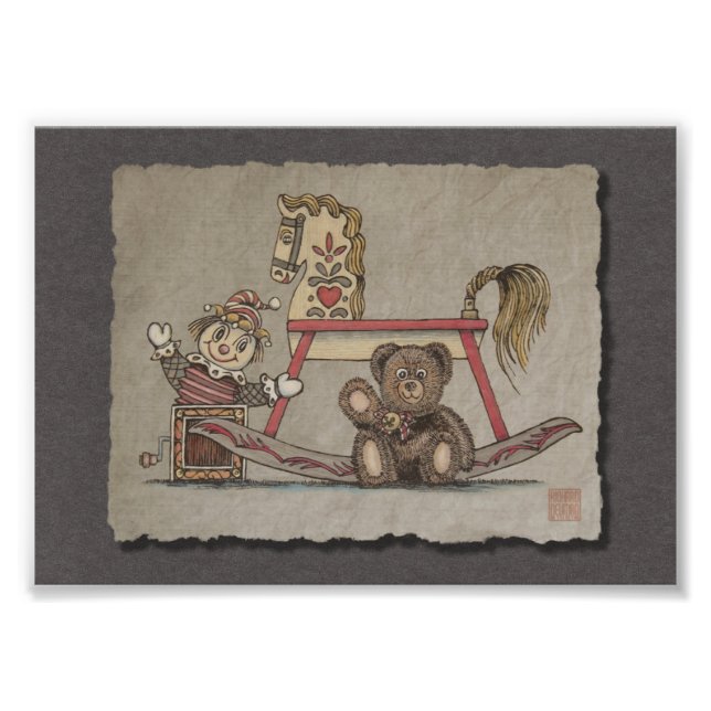 Foto Jack en la caja, caballo y oso (Frente)