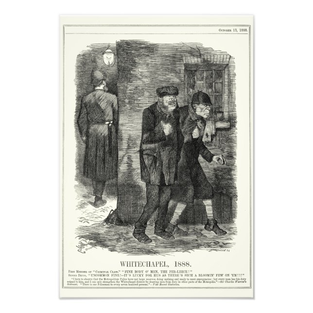 Foto Jack the Ripper - Whitechapel, 1888 (Frente)