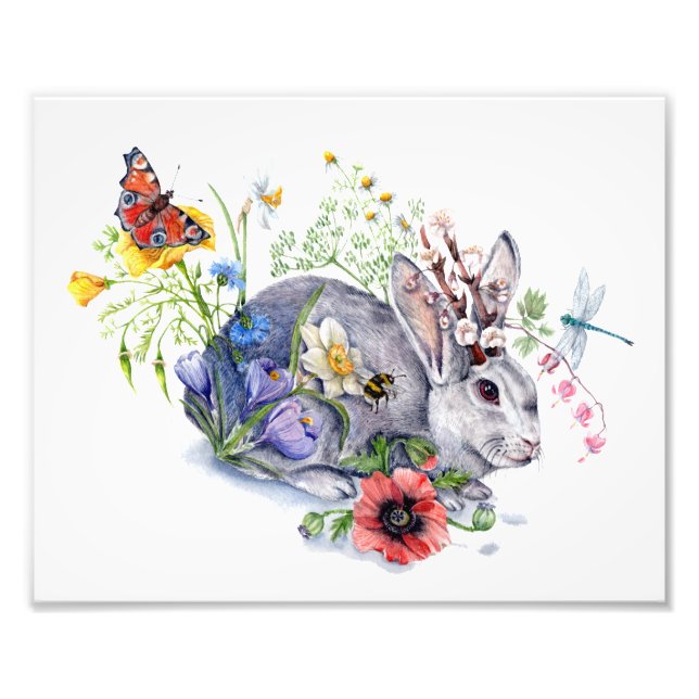 Foto Jackalope de primavera (Frente)