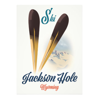 Foto Jackson Hole Wyoming Ski poster