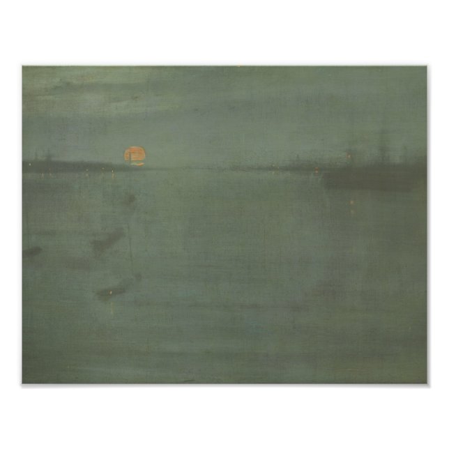 Foto James McNeill Whistler - Nocturne - Azul y Oro (Frente)
