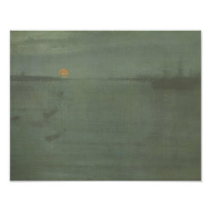 Foto James McNeill Whistler - Nocturno- Azul y Oro