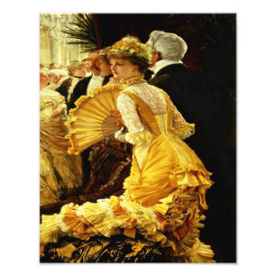 Foto James Tissot "la bola 1800's" que baila