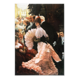 Foto James Tissot la señora política Print