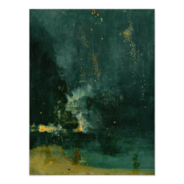 Foto James Whistler - Nocturne en negro y oro (Frente)