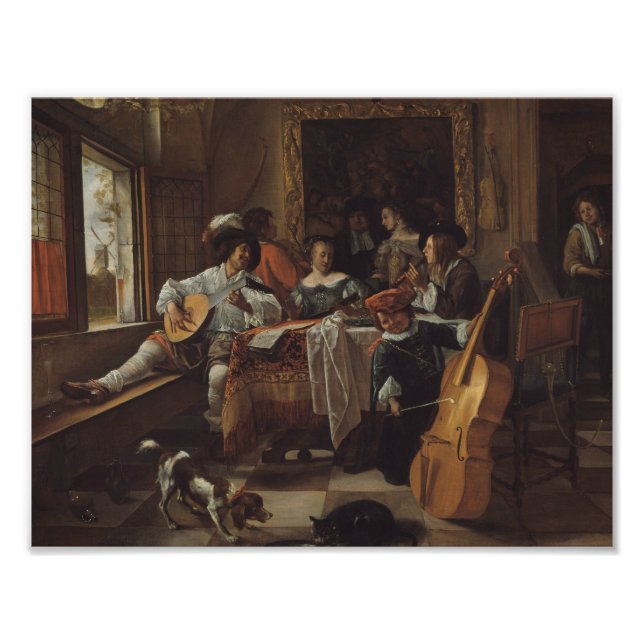 Foto Jan Steen - El Concierto Familiar (Frente)