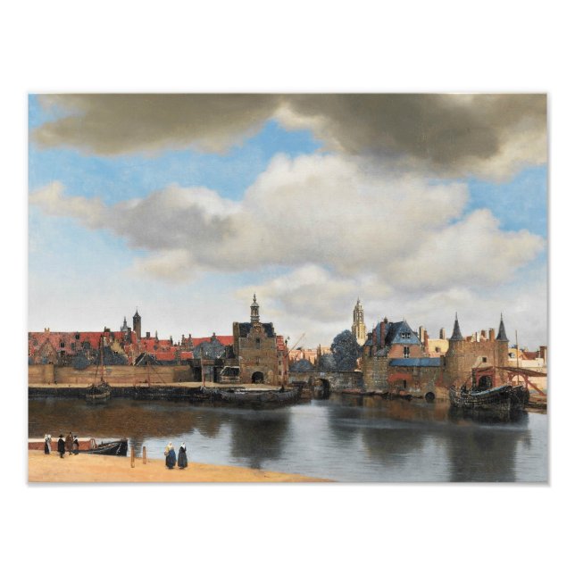 Foto Jan Vermeer - Ver en Delft (Frente)