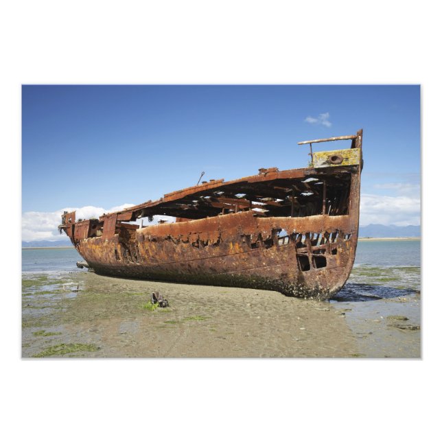 Foto Janie Seddon Shipwreck, Motueka, Nelson (Frente)