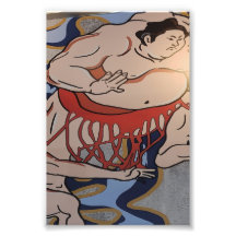 Japanese Sumo Wrestler Art