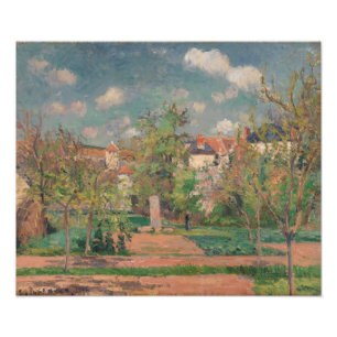 Foto Jardín a plena luz del sol, Camille PIssarro, 1876