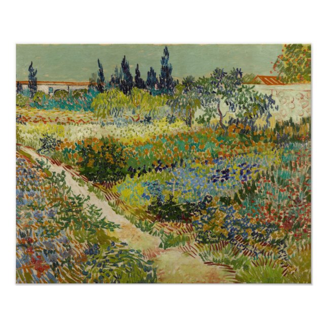 Foto Jardín de Arles Vincent Van Gogh (Frente)