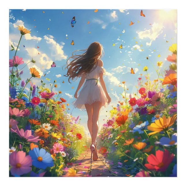 Foto Jardín de flores (Frente)