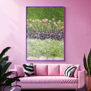 Foto Jardín de flores naturales