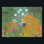 Foto Jardín de flores por Gustav Klimt<br><div class="desc">Hermosa pintura colorida de un jardín de flores de Gustav Klimt. Las asombrosas variaciones de colores y hermosas flores encajan en muchos tipos de productos maravillosos e ideas de regalo.</div>