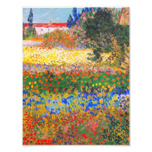 Foto Jardín de flores Vincent Van Gogh