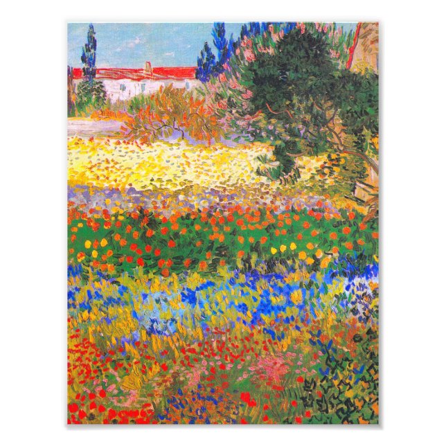 Foto Jardín de flores Vincent Van Gogh (Frente)
