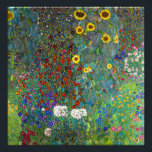 Foto Jardín de granja con girasoles | Gustav Klimt |<br><div class="desc">Farm Garden with Sunflowers es una pintura de 1907 de Gustav Klimt.</div>