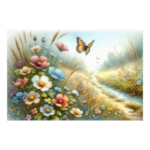 Foto Jardín de Mariposas del Prado de Flores Silvestres