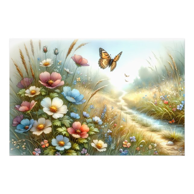 Foto Jardín de Mariposas del Prado de Flores Silvestres (Frente)