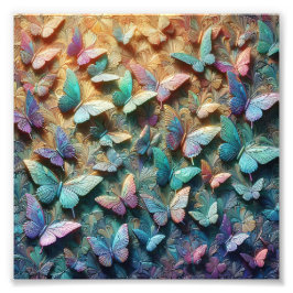 Foto Jardín de Mariposas Iridescentes