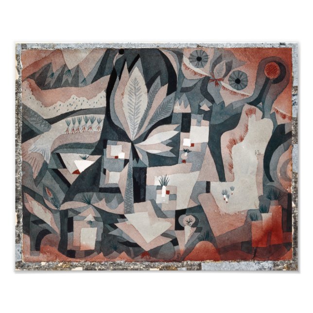 Foto Jardín del refrigerador seco | Paul Klee | (Frente)