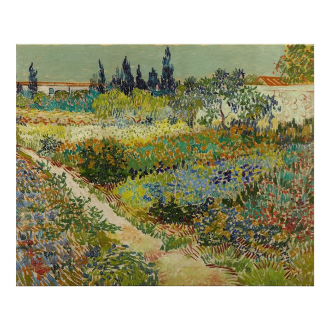 Foto Jardín en Arles, 1888 (Frente)