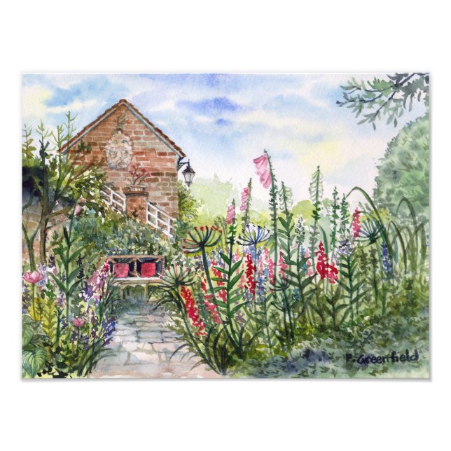 Foto Jardín Inglés de Flor Silvestre de Verano en York (Frente)