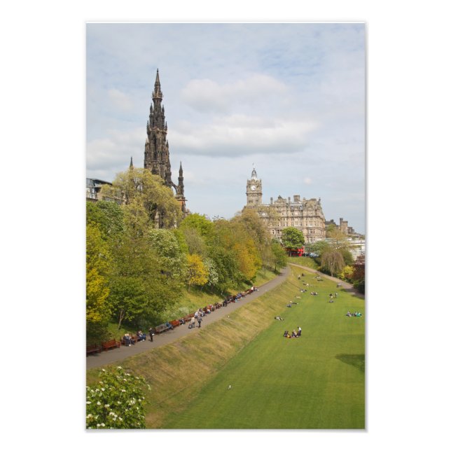 Foto Jardines Princes Street, Edimburgo, Escocia (Frente)