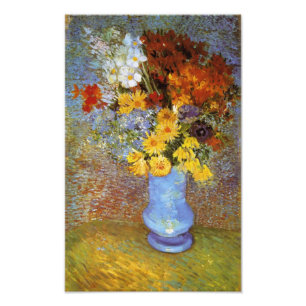 Foto Jarrón con margaritas y anémonas - Van Gogh