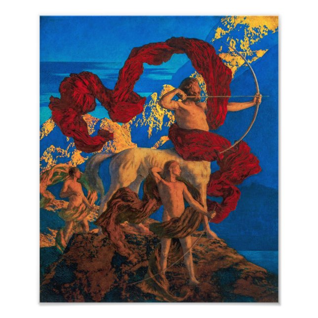 Foto Jason y su maestro | Maxfield Parrish | (Frente)