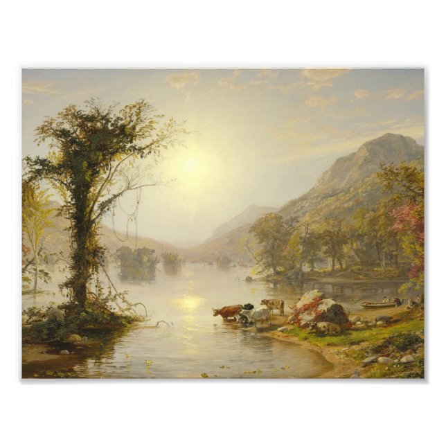 Foto Jasper Francis Cropsey - Otoño en el lago Greenwoo (Frente)