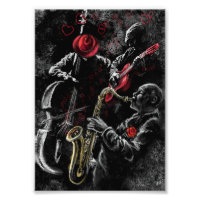 Jazz Music Poster Jazz Band
